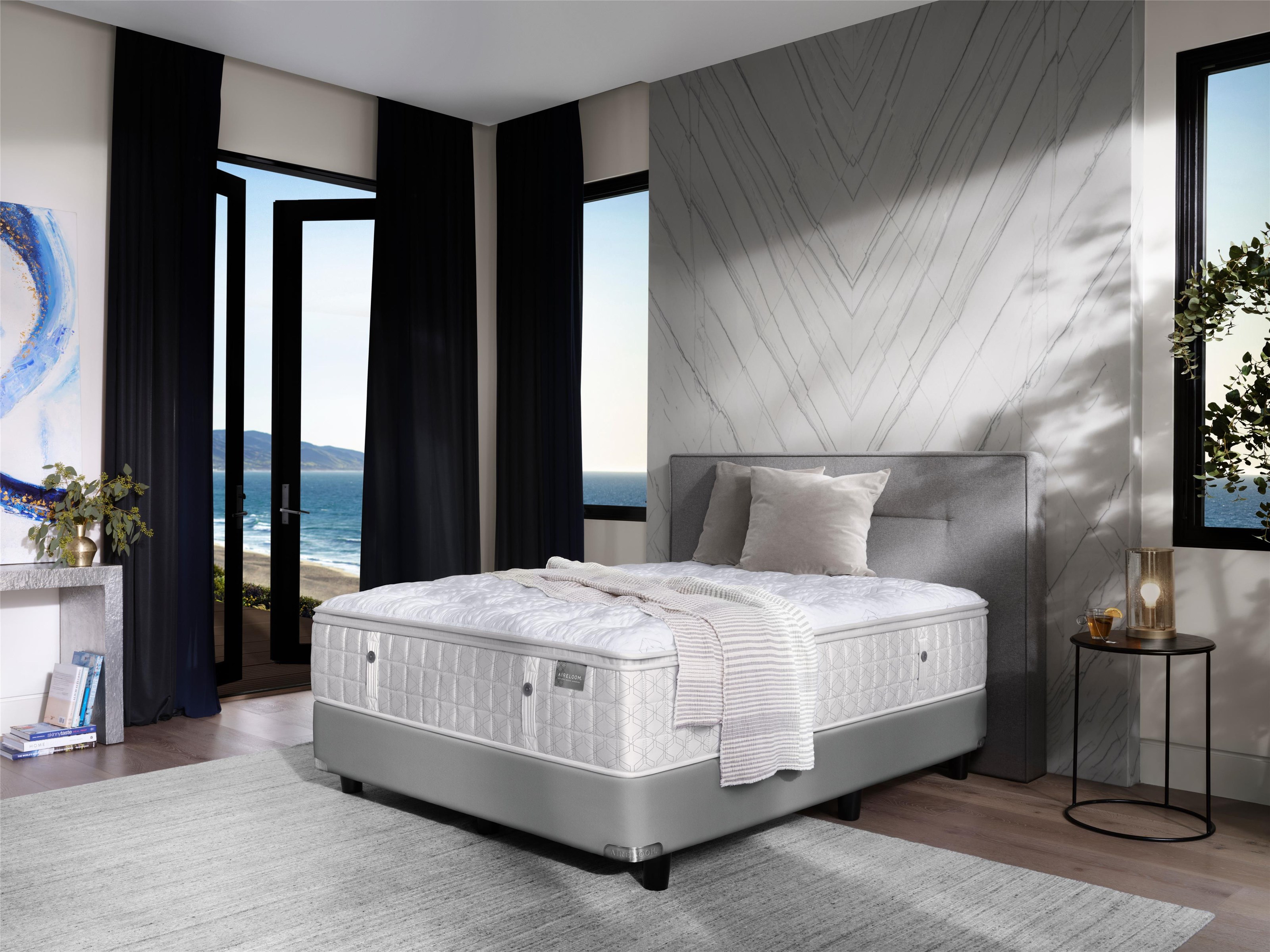 Queen plush mattress set shop